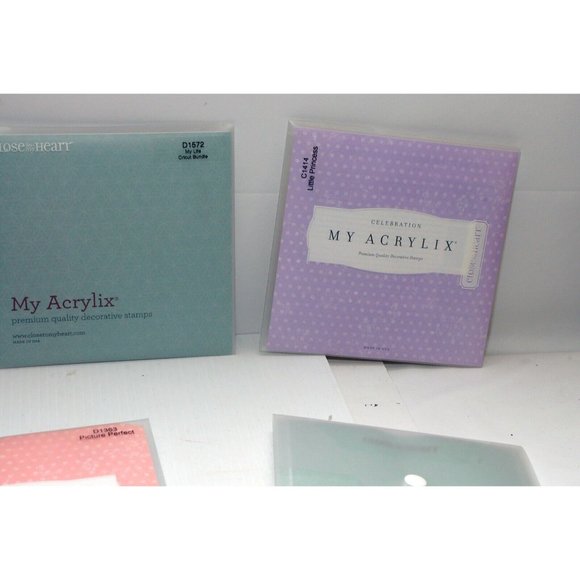 My Acrylix Premium Quality Decorative Stamps Close to my Heart 15 pc - Picture 9 of 15